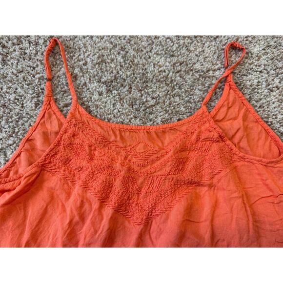 ROXY Tank Top/Crop Top; size medium; orange - Picture 7 of 7